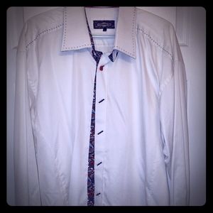 7 Downie St. Long sleeved men's dress shirt